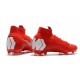 Nike Mercurial Superfly VI 360 Elite FG Cleats - Red White