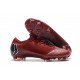 Nike Mercurial Vapor 12 Elite FG News Soccer Boots - Red Black
