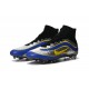 Nike 2016 Mercurial Superfly Heritage FG Cleats Silver Blue
