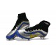 Nike 2016 Mercurial Superfly Heritage FG Cleats Silver Blue