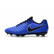 Nike Tiempo Legend 7 Elite FG Firm Ground New Boots - Blue Black