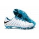 Nike Hypervenom Phantom III FG Soccer Cleats - White Blue