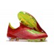adidas X 18+ FG Mens Football Boots - Red Green