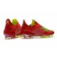 adidas X 18+ FG Mens Football Boots - Red Green