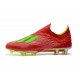 adidas X 18+ FG Mens Football Boots - Red Green