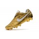 Nike Tiempo Legend 7 R10 Elite FG Firm Ground New Boots - Gold White