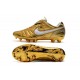 Nike Tiempo Legend 7 R10 Elite FG Firm Ground New Boots - Gold White