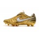 Nike Tiempo Legend 7 R10 Elite FG Firm Ground New Boots - Gold White