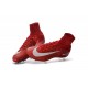 New 2016 Nike Mercurial Superfly V FG Speed Soccer Cleats Red White