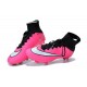 Nike Mercurial Superfly Iv FG Mens Firm Ground Soccer Cleats Pink White