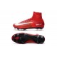 New 2016 Nike Mercurial Superfly V FG Speed Soccer Cleats Red White