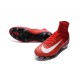New 2016 Nike Mercurial Superfly V FG Speed Soccer Cleats Red White