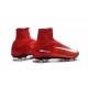 New 2016 Nike Mercurial Superfly V FG Speed Soccer Cleats Red White