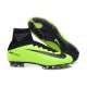New 2016 Nike Mercurial Superfly V FG Speed Soccer Cleats Green Black