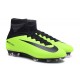 New 2016 Nike Mercurial Superfly V FG Speed Soccer Cleats Green Black