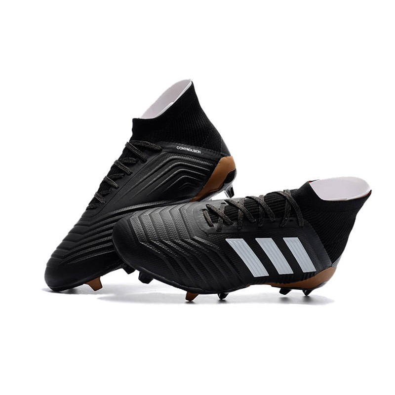 adidas Predator 18.1 Mens FG Soccer Cleats Black White Solar Red