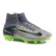 New 2016 Nike Mercurial Superfly V FG Speed Soccer Cleats Grey Black Green