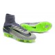 New 2016 Nike Mercurial Superfly V FG Speed Soccer Cleats Grey Black Green