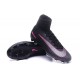 New 2016 Nike Mercurial Superfly V FG Speed Soccer Cleats Black Pink Blast