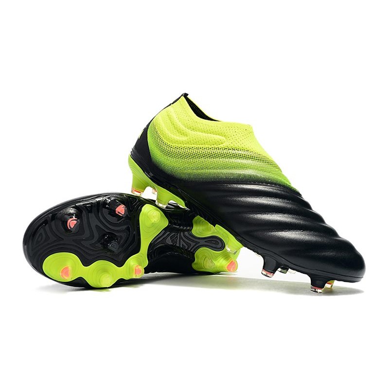 adidas Copa 19+ FG Firm Ground Soccer Boot - Black Green