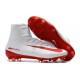 Nike C.Ronaldo Mercurial Superfly 4 FG Soccer Boot White Red