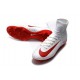 Nike C.Ronaldo Mercurial Superfly 4 FG Soccer Boot White Red