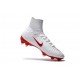 Nike C.Ronaldo Mercurial Superfly 4 FG Soccer Boot White Red