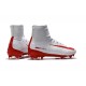 Nike C.Ronaldo Mercurial Superfly 4 FG Soccer Boot White Red