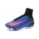 New 2016 Nike Mercurial Superfly V FG Speed Soccer Cleats Blue Red Black