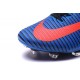 New 2016 Nike Mercurial Superfly V FG Speed Soccer Cleats Blue Red Black