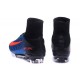 New 2016 Nike Mercurial Superfly V FG Speed Soccer Cleats Blue Red Black
