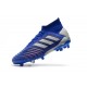 adidas New Predator 19.1 FG Mens Soccer Boots - Blue Silver