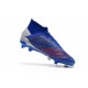 adidas New Predator 19.1 FG Mens Soccer Boots - Blue Silver
