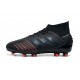 adidas New Predator 19.1 FG Mens Soccer Boots - Black Red