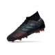 adidas New Predator 19.1 FG Mens Soccer Boots - Black Red