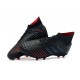 adidas New Predator 19.1 FG Mens Soccer Boots - Black Red