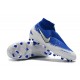 Nike Phantom VSN Elite DF FG Firm Ground Cleat - Blue White