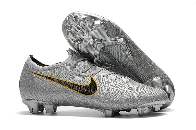 silver nike cleats