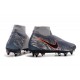 Nike Phantom Vision Elite DF SG-PRO Anti-Clog Gray Silver Black