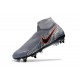 Nike Phantom Vision Elite DF SG-PRO Anti-Clog Gray Silver Black