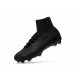 Nike Mercurial Superfly Iv Ronaldo CR7 FG Soccer Shoes All Black