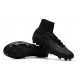 Nike Mercurial Superfly Iv Ronaldo CR7 FG Soccer Shoes All Black