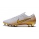 Nike Mercurial Vapor XII Elite FG Firm Ground Cleats - White Gold