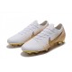 Nike Mercurial Vapor XII Elite FG Firm Ground Cleats - White Gold