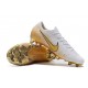 Nike Mercurial Vapor XII Elite FG Firm Ground Cleats - White Gold