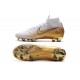 Nike Mercurial Superfly 6 Elite DF FG Boots - Golden White