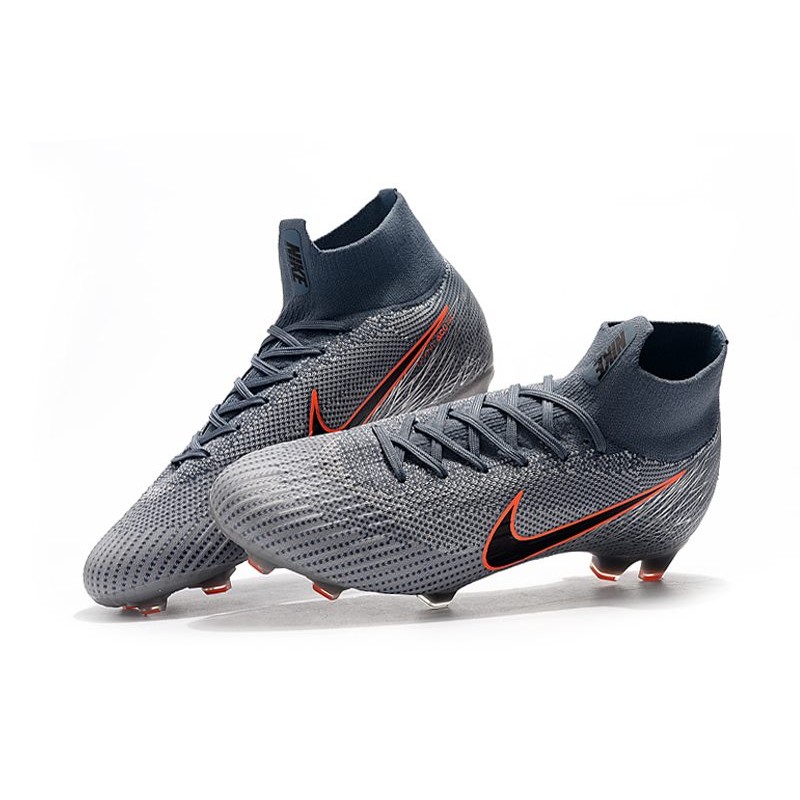 Nike Mercurial Superfly 6 Elite DF FG Boots - Wolf Grey Black