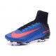News 2016 Nike Mercurial Superfly FG ACC Cleats Blue Red