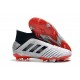 adidas Predator 19+ FG News Soccer Cleat Silver Black Red