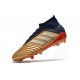 adidas New Predator 19.1 FG Mens Soccer Boots - Gold Red Silver